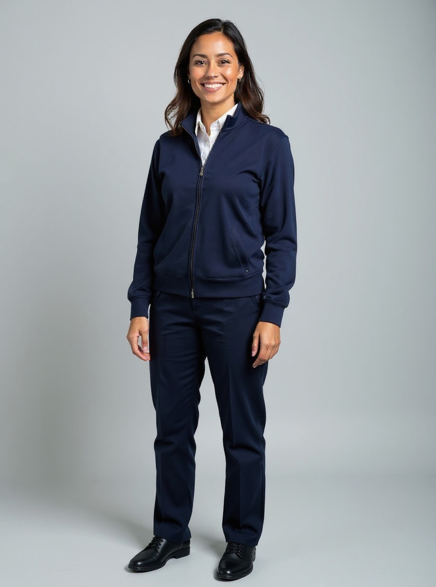 Elena Cruz, full body, three-quarter angle